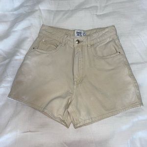 PRINCESS POLLY Beige Shorts